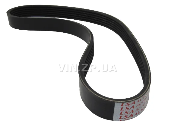 Ремень генератора LSA ВАЗ 2110, 2111, 2112, 16-ти клапанные двигатели без ГУР, 6-ти клиновой ручейковый, 737мм 4