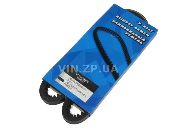 Ремень генератора LSA Таврия 1102, 1103, 1105, Сенс 1.3, зубчатый, 10 x 725мм