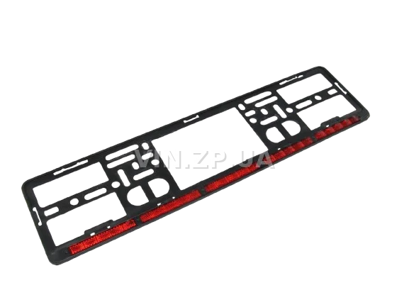 Рамка номера узкий катафот, к-кт-2шт передняя-задняя SPEED-MASTER 3