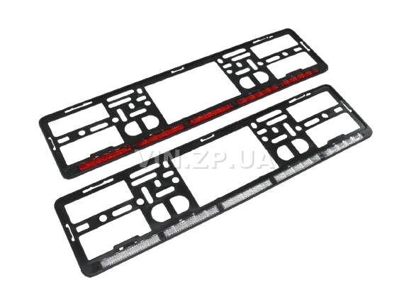 Рамка номера узкий катафот, к-кт-2шт передняя-задняя SPEED-MASTER