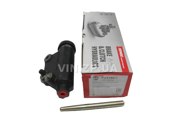 Цилиндр сцепления рабочий ФЕНОКС
 ГАЗ 3302, 2217, 2410, 2705, 31029, 3110, 3221, 33027, ЗМЗ-402 дв, с боковым штуцером