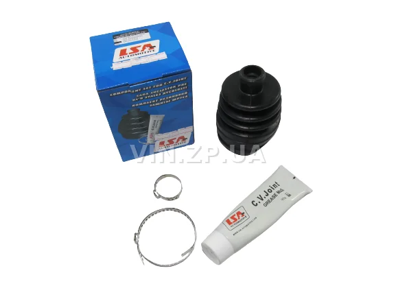 Пыльник ШРУС ВАЗ 2121, 21213, 21214, 2120, 2131, наружный ремкомплект со смазкой и хомутами LSA