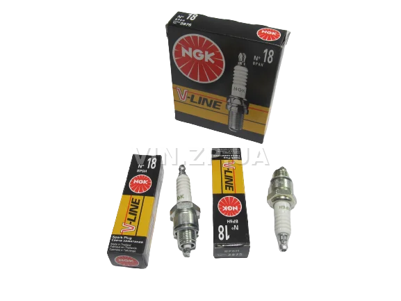 Свечи Зажигания NGK V-Line 18 ГАЗ 402 дв УАЗ ЗИЛ резьба 12.7мм 4шт BP6H (3975)