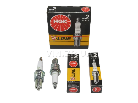 Свечи Зажигания NGK V-Line 2 ВАЗ 8V 2108-21099 2110 Ланос Сенс 4шт BPR6E