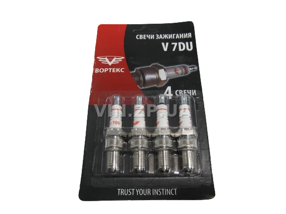 Свечи зажигания VORTEX ВАЗ 2101-07 2108-099 Нива Таврия Москвич 4шт V7DU 1