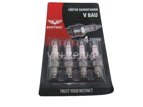 Свечи Зажигания VORTEX ГАЗ 402 дв УАЗ ЗИЛ резьба 12.7мм 4шт V8AU