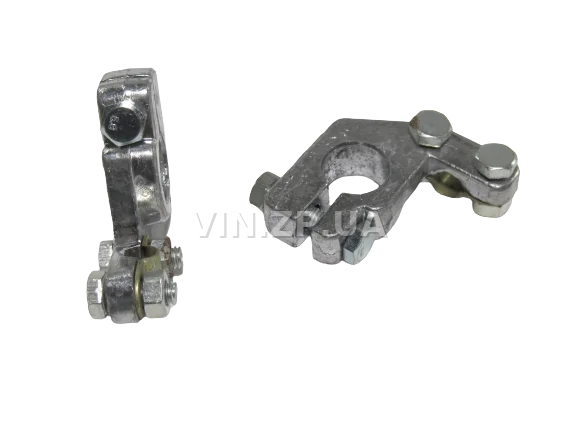 Клеммы аккумулятора ПЛАЗМА легковые авто, 300 гр, свинец, комплект 2шт 2