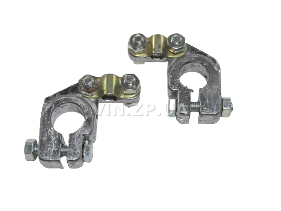 Клеммы аккумулятора ПЛАЗМА легковые авто, 300 гр, свинец, комплект 2шт