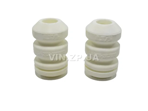 Отбойник переднего амортизатора силиконовый белый LSA ВАЗ 2108, 2109, 21099, 2113, 2114, 2115, буфер хода сжатия, комплект 2шт 3