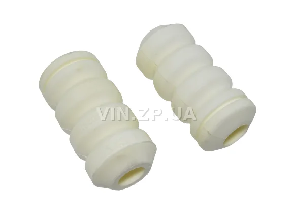 Отбойник переднего амортизатора силиконовый белый LSA ВАЗ 2110, 2111, 2112, 2170, 2171, 2172, буфер хода, сжатия, комплект 2шт 4