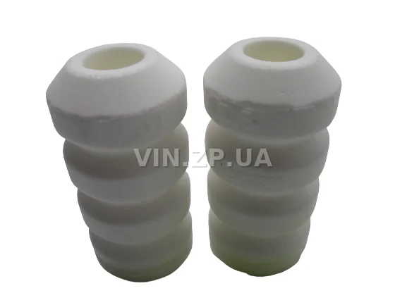 Отбойник переднего амортизатора силиконовый белый LSA ВАЗ 2110, 2111, 2112, 2170, 2171, 2172, буфер хода, сжатия, комплект 2шт