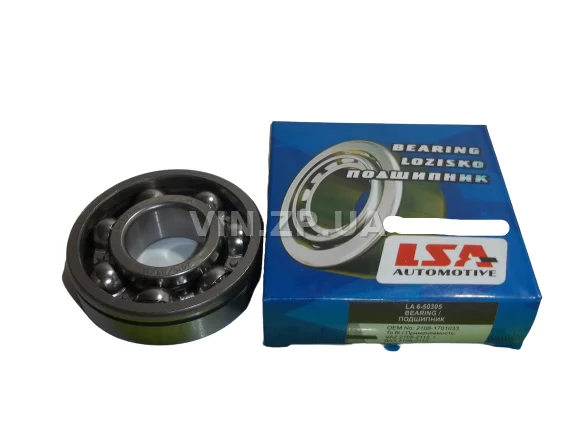Подшипник коробки КПП LSA ВАЗ 2108, 2109, 21099, 2110, 2111, 2112, первичного и вторичного вала, промвала ГАЗ, 6-50305А1Е