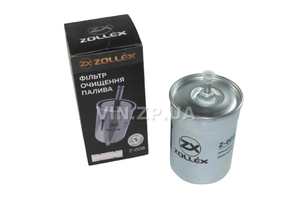 Фильтр топливный ГАЗ двигатель 406 ZOLLEX штуцер