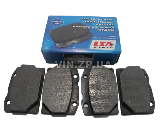 Колодки тормозные передние LSA ВАЗ 2101, 2102, 2103, 2104, 2105, 2106, 2107, комплект 4шт