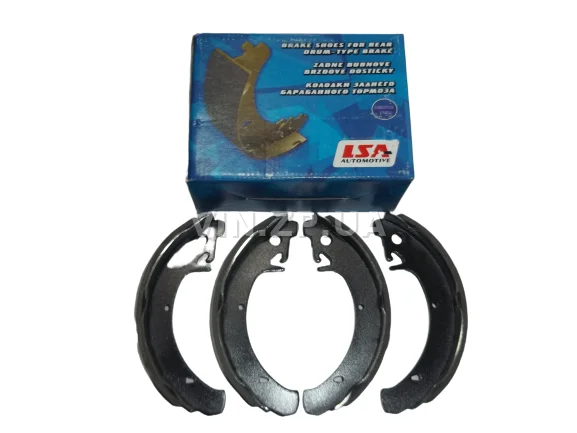 Колодки тормозные задние LSA ВАЗ 2108, 2109, 21099, 2110, 2111, 2112, 2113, 2114, 2115, без ABS, комплект 4шт