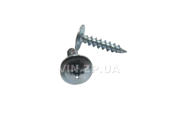 Винт саморез с прессшайбой, белый, 4.2 x 19 МЕТИЗ