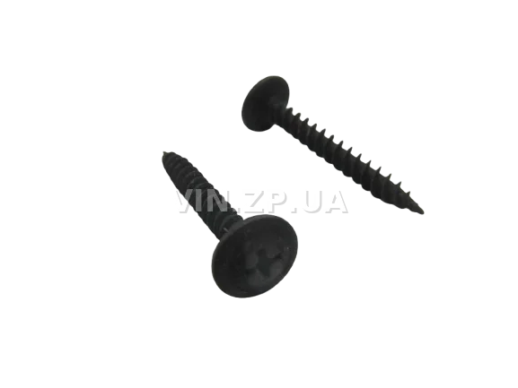Винт саморез с прессшайбой, черный, 4.2 x 32 МЕТИЗ