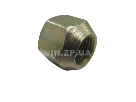 Гайка колеса Волга ГАЗ 2401, 2410, 3102, 31029, ключ 22, открытая, конус МЕТИЗ М14 х 1.5 х 35, 1шт