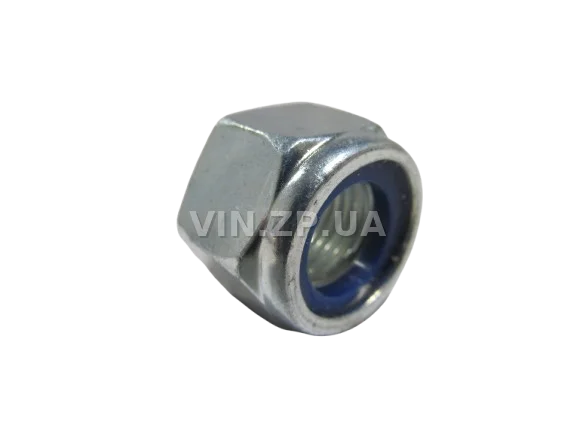 Гайка эластичной муфты и реактивных тяг ВАЗ 2101-2107, 2121, 21213 МЕТИЗ М12 х 1.25, самоконтрящаяся