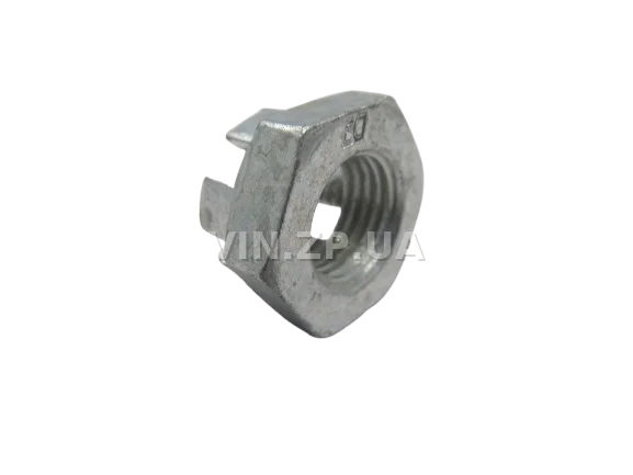 Гайка наконечника рулевых тяг ВАЗ 2108-21099, 2113-2115 МЕТИЗ корончатая, М12 х 1.25 , 1шт