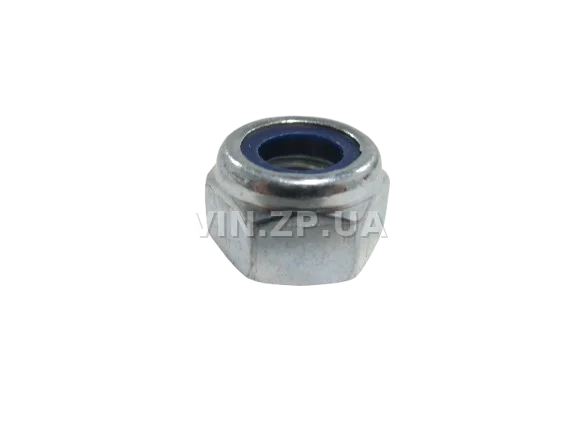 Гайка маятника ВАЗ 2101-2107 МЕТИЗ самоконтрящаяся, с нейлоновым кольцом, М10 х 1.25 х 13, 1шт 2