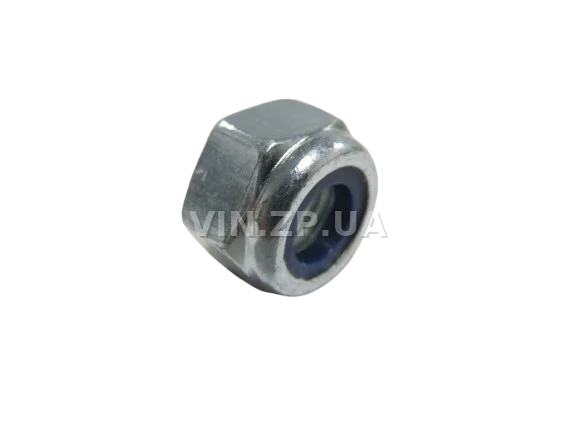 Гайка маятника ВАЗ 2101-2107 МЕТИЗ самоконтрящаяся, с нейлоновым кольцом, М10 х 1.25 х 13, 1шт