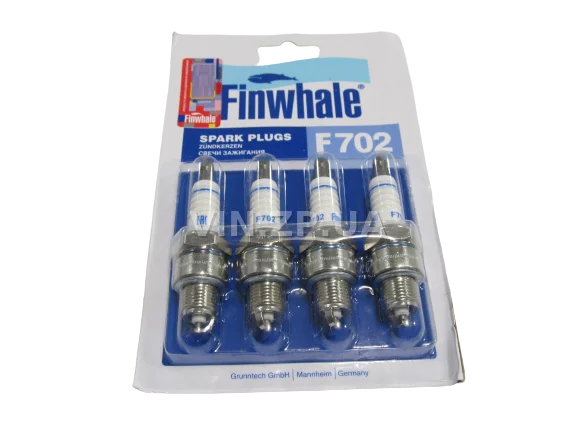 Свечи Зажигания Finwhale ГАЗ 402 дв УАЗ ЗИЛ резьба 12.7мм 4шт F702 1