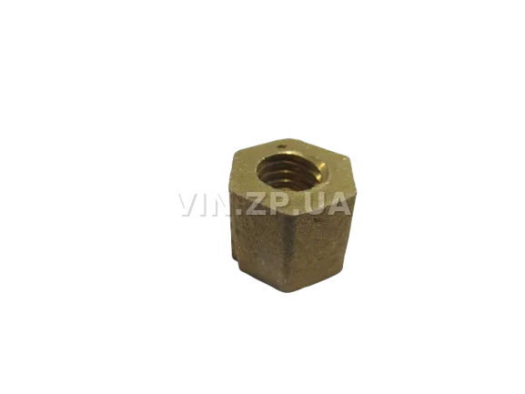 Гайка приемной трубы и коллектора ВАЗ 2101-2107, 2108-21099, 2110 МЕТИЗ латунь, М8 х 1.25, 1шт 2