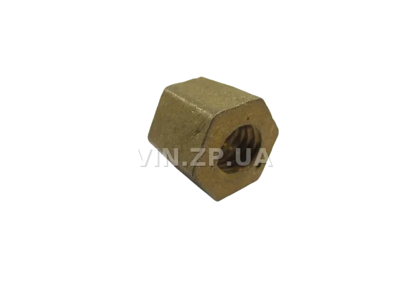 Гайка приемной трубы и коллектора ВАЗ 2101-2107, 2108-21099, 2110 МЕТИЗ латунь, М8 х 1.25, 1шт