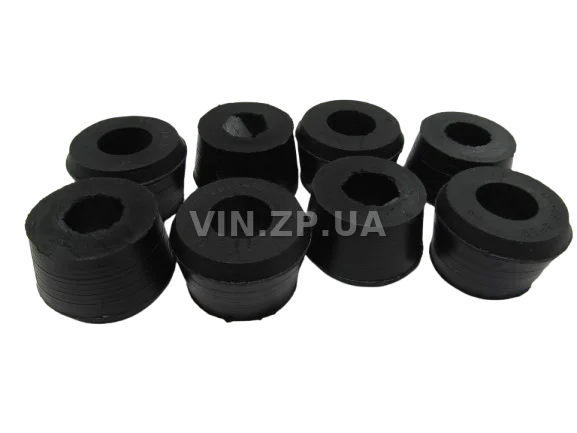 Втулка амортизатора Волга ГАЗ 24, 2401, 2410, 3102, 3110, 31029, 3302, 2705 AWEL к-кт 8шт, резина