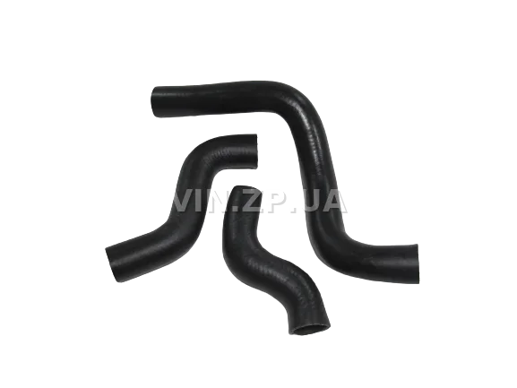 Патрубок радиатора РЕМ Ланос 1.5л с кондиционером, охлаждения, комплект 3шт 3