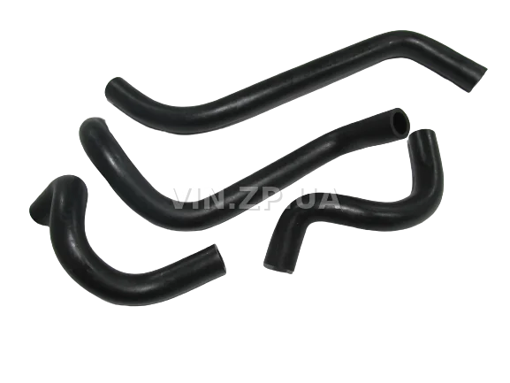 Патрубок отопителя печки РЕМ ВАЗ 2113, 2114, 2115, инжектор, комплект 4шт