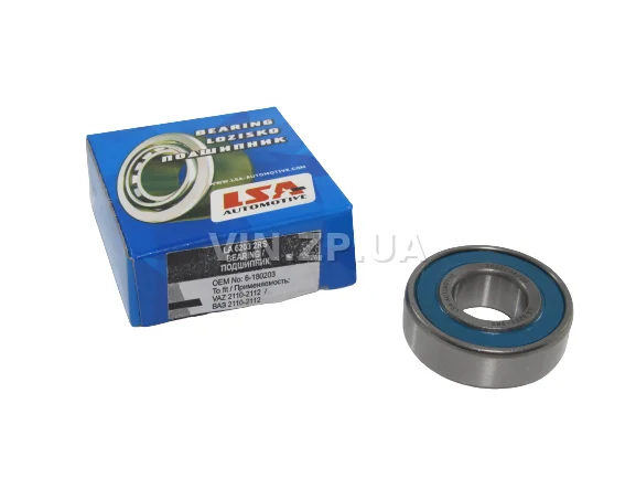 Подшипник генератора LSA ВАЗ 2110, 2111, 2112, Ланос, 6203 2RS