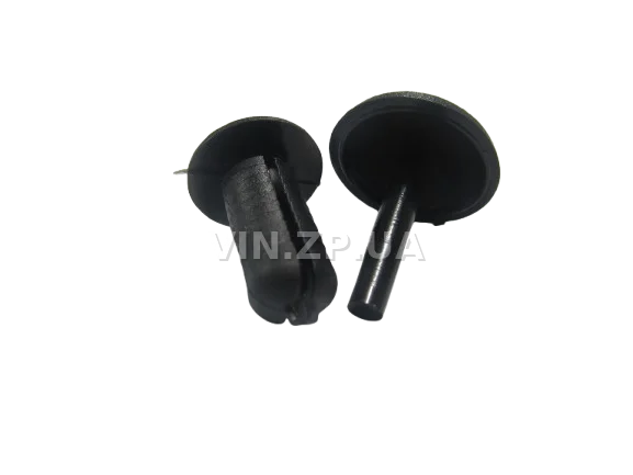 Клипса пистон обшивки багажника ВАЗ 2108-099, 2110-12, 2113-15 АвтоПласт к-кт 2шт, мама+папа, чёрная 2