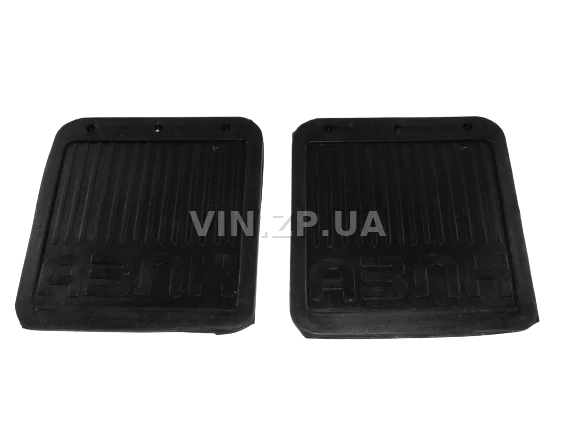 Брызговики Москвич 412, 2140 АРК задние, к-кт 2шт, надпись "АЗЛК",  225 х 200 х 6 мм, резиновые 2