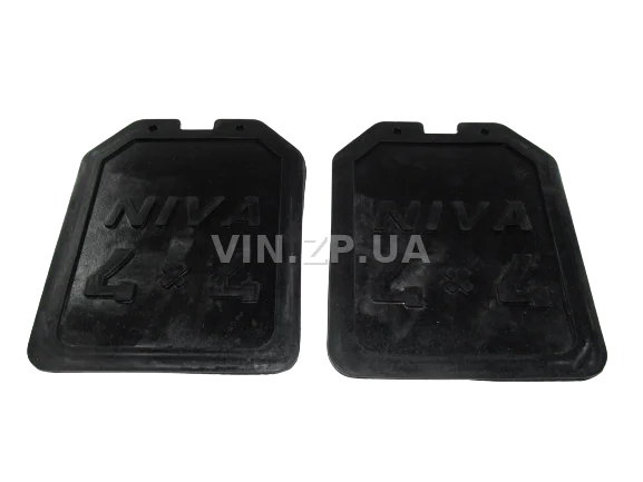 Брызговики ВАЗ 2121, 21213 АРК задние, к-кт 2шт, рисунок "NIVA 4 x 4", резиновые 2