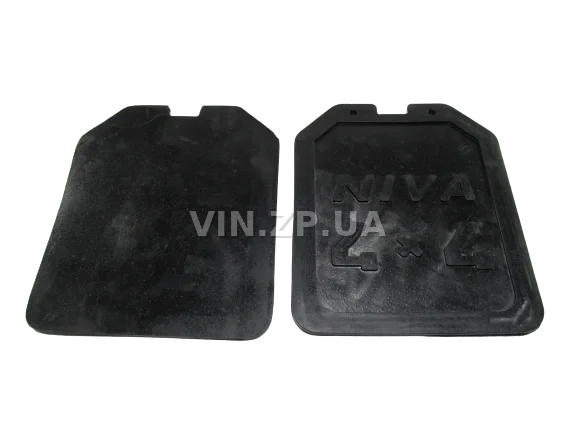 Брызговики ВАЗ 2121, 21213 АРК задние, к-кт 2шт, рисунок "NIVA 4 x 4", резиновые 3
