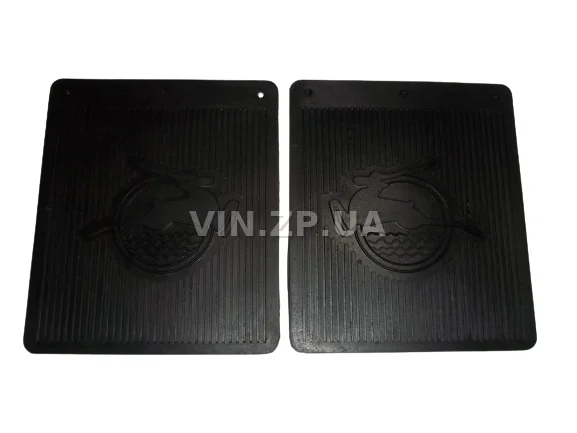 Брызговики Волга 2410, 3102, 31029, 3110, 31105 АРК задние, к-кт 2шт, "ОЛЕНЬ", 250х215х6 мм, резина