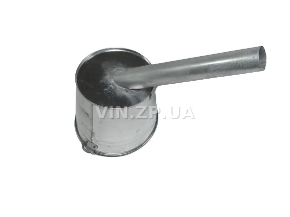 Лейка топливная 5.0л, носик d 33мм прямой под углом 45 гр ВИДЕКС бензин, дизель, с сеткой-фильтром, оцинкованная В-3 2