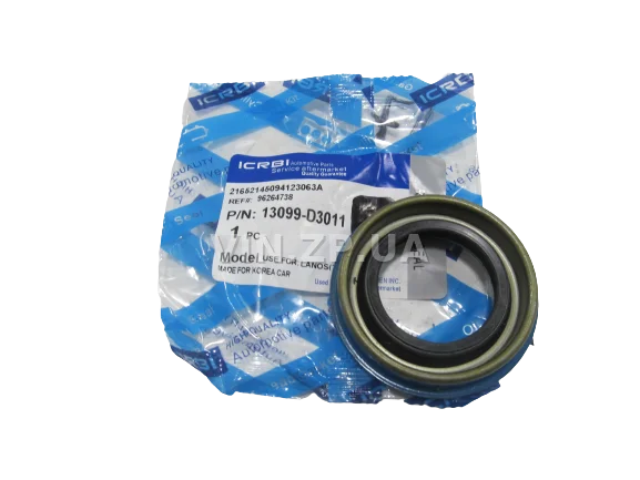 Сальник полуоси CRB Ланос, Авео, Нексия, Лачетти, дв.1.5-1.6 с механ КПП, 55 х 34 х 15, OEM 6264738