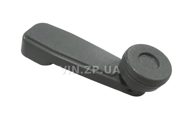 Ручка стеклоподьемника CRB Ланос, Сенс, пластик, серая, OEM 96238361