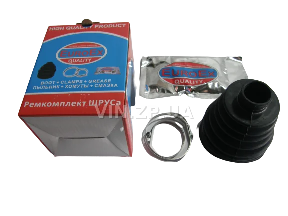 Пыльник ШРУС Ланос 1.5, наружный ремкомплект с хомутами и смазкой ОЕМ 96243578 EuroEx