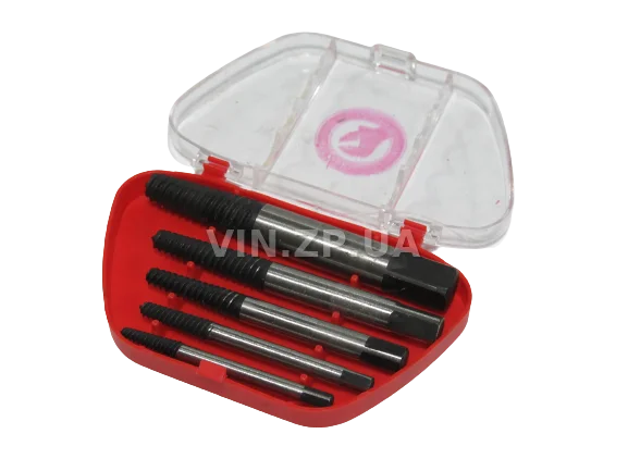 Набор экстракторов INTERTOOL 5 ед З-18 мм, для выкручивания сорванных болтов 3