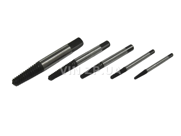 Набор экстракторов INTERTOOL 5 ед З-18 мм, для выкручивания сорванных болтов 4