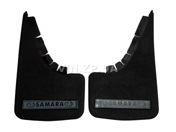 Брызговики ВАЗ 2108, 2109, 21099, 2113-2115 MD универсальные "SAMARA", к-кт 2шт, 350 х 225 мм, резина