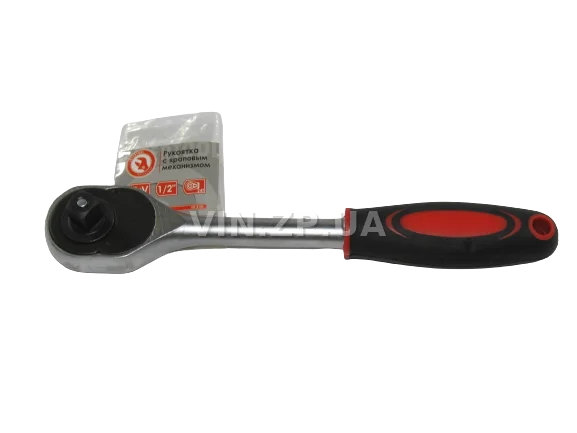 Вороток трещотка 1/2" INTERTOOL 24 зуба, длина 250мм, CrV, с храповым механизмом