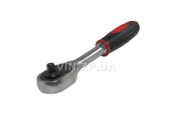 Вороток трещотка 1/4" INTERTOOL 24 зуба, длина 150мм, CrV, с храповым механизмом 2