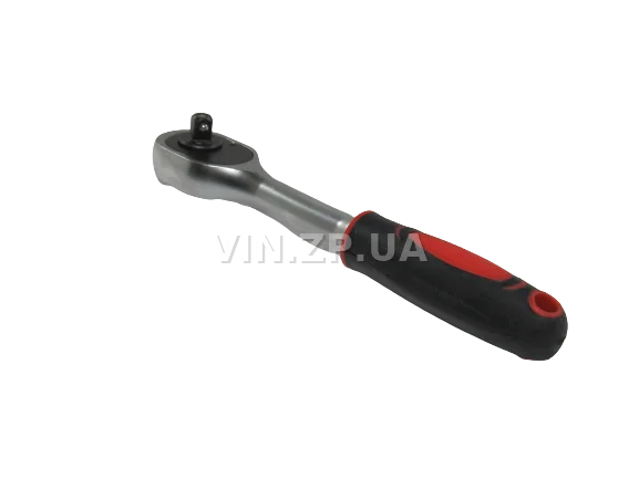 Вороток трещотка 1/4" INTERTOOL 24 зуба, длина 150мм, CrV, с храповым механизмом 3