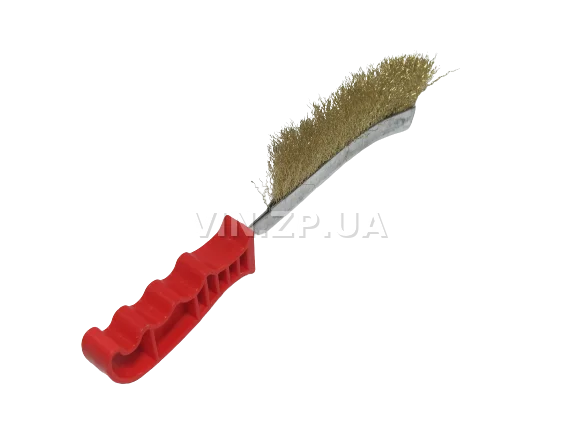 Щетка по металлу INTERTOOL рифленная проволока покрытая латунью