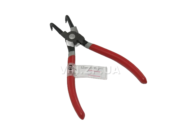 Щипцы снятия установки стопорных колец INTERTOOL 180 мм, изогнутые на сжатие 3